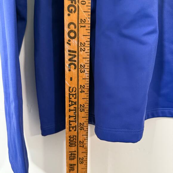 Coolibar Women's Escalante Zip Rash Guard Swim Top Blue UPF 50 Plus Size 2X NEW - Picture 10 of 10